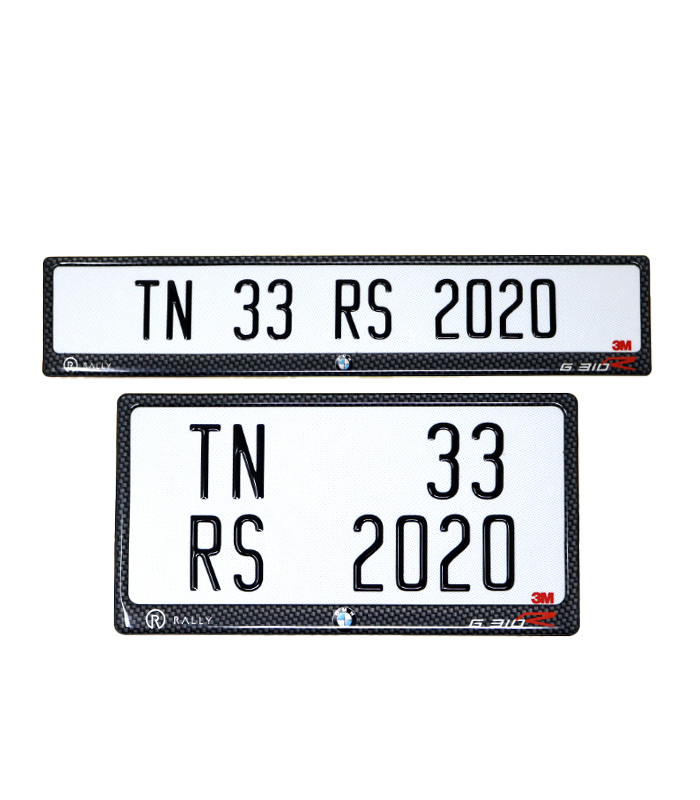Premium Bike Rally Number Plate - Image 2
