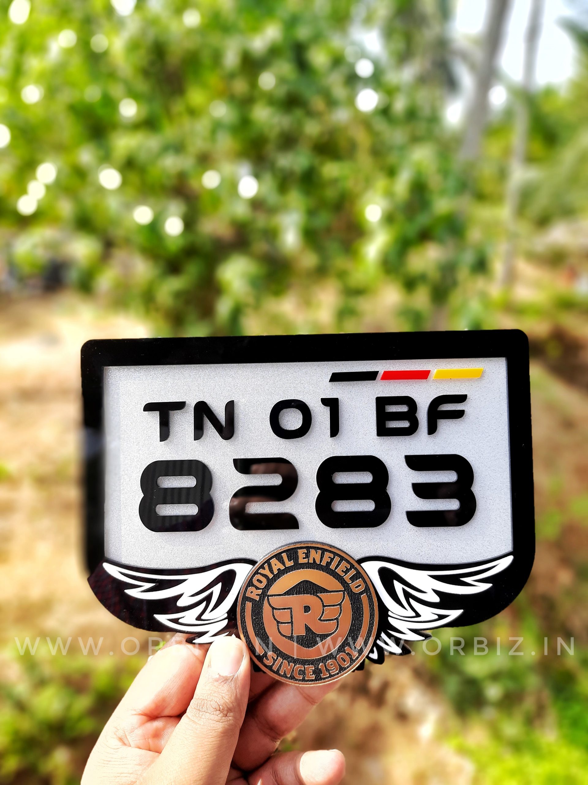Royal Enfield License Plate - Image 2