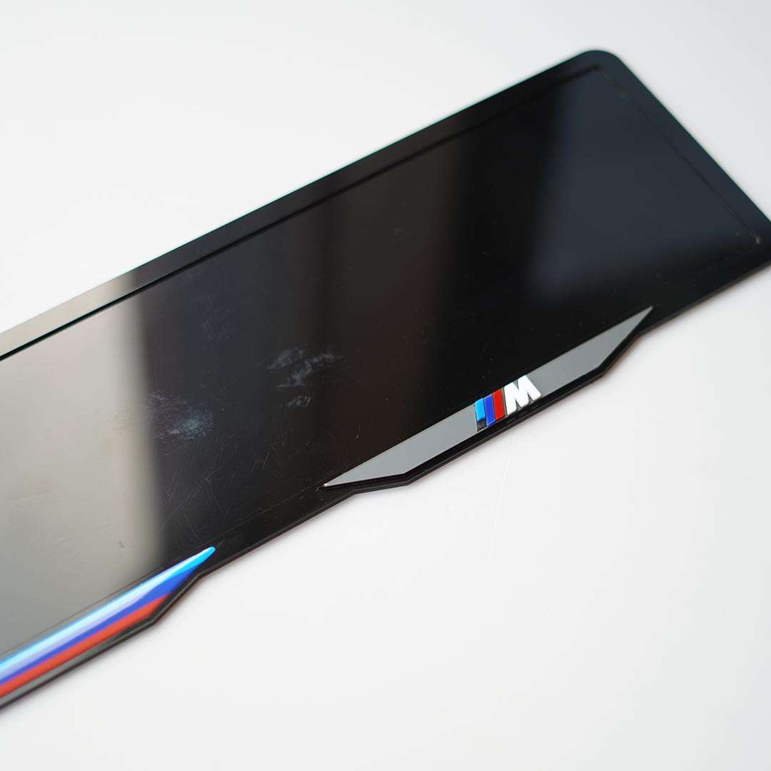 Acrylic Car Number Plate Frame - Image 3