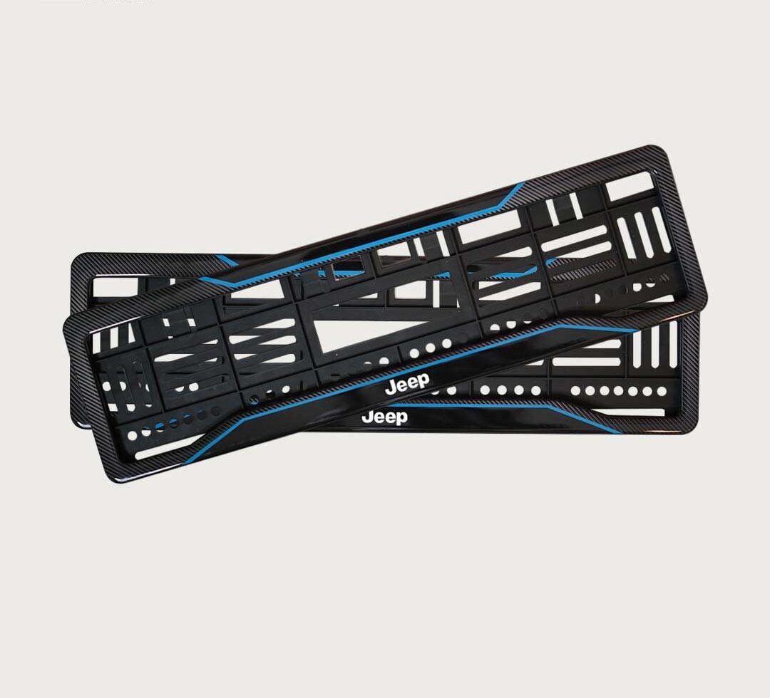 JEEP Number Plate Gel Frame with Logo