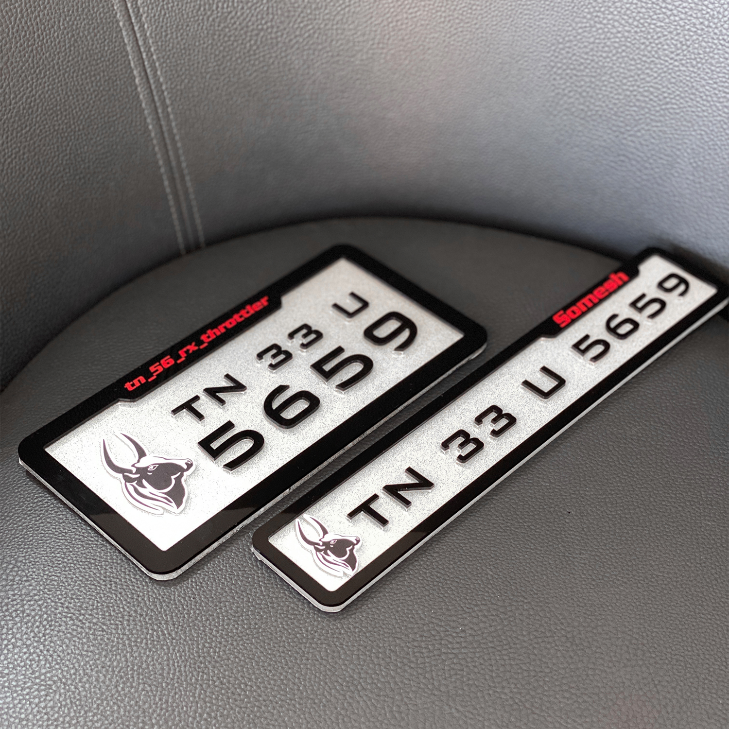 BIKE LASER NUMBER PLATE