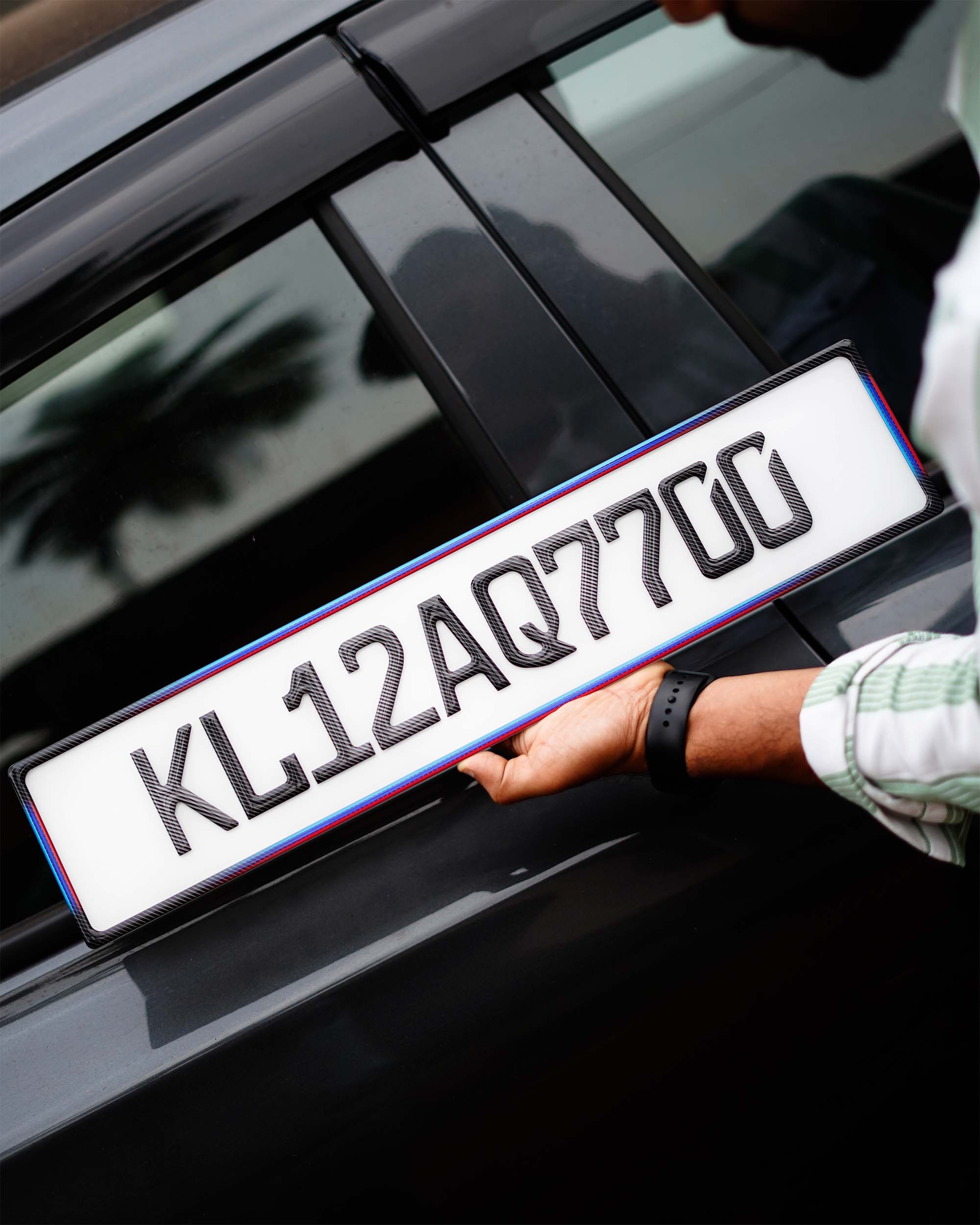 Car Gel Number Plate