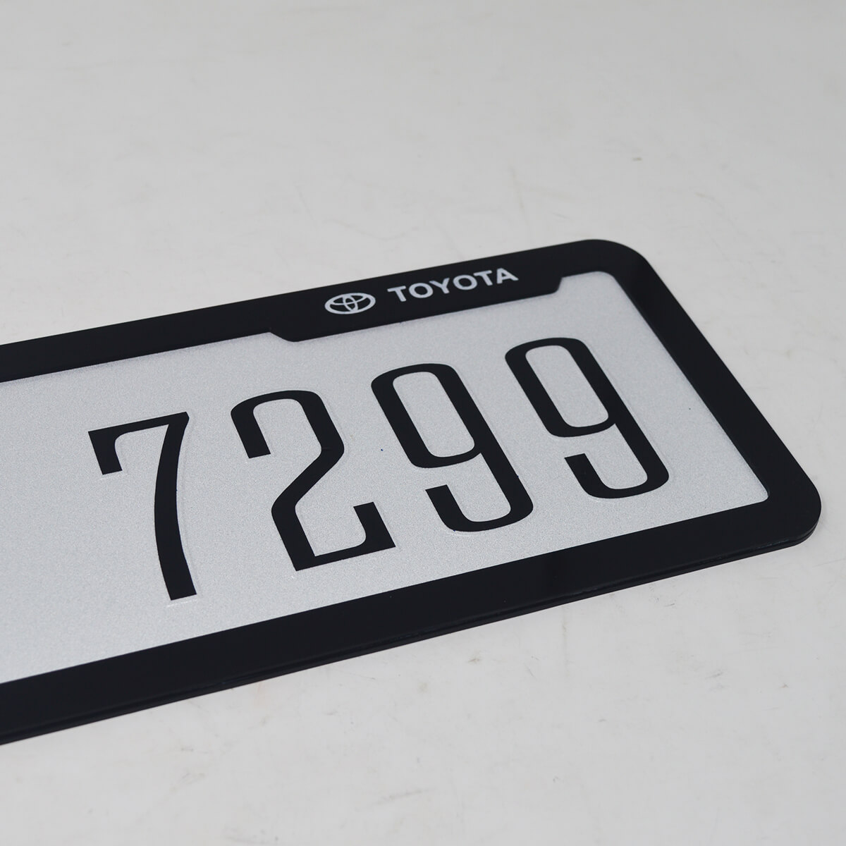 Custom Sticker Punching Number Plate - Image 2