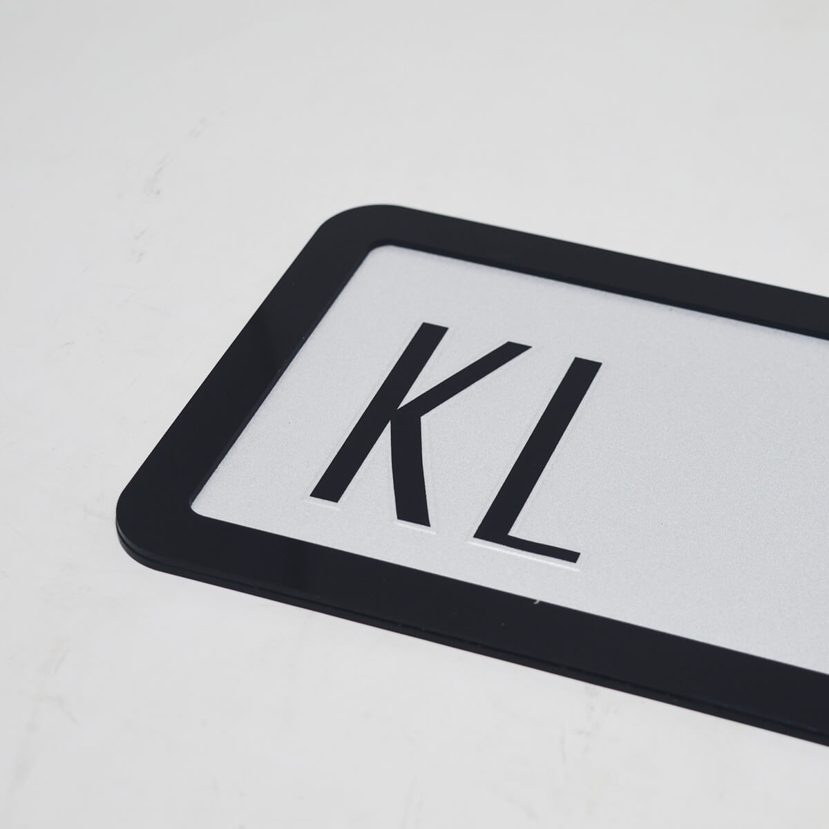 Custom Sticker Punching Number Plate - Image 3